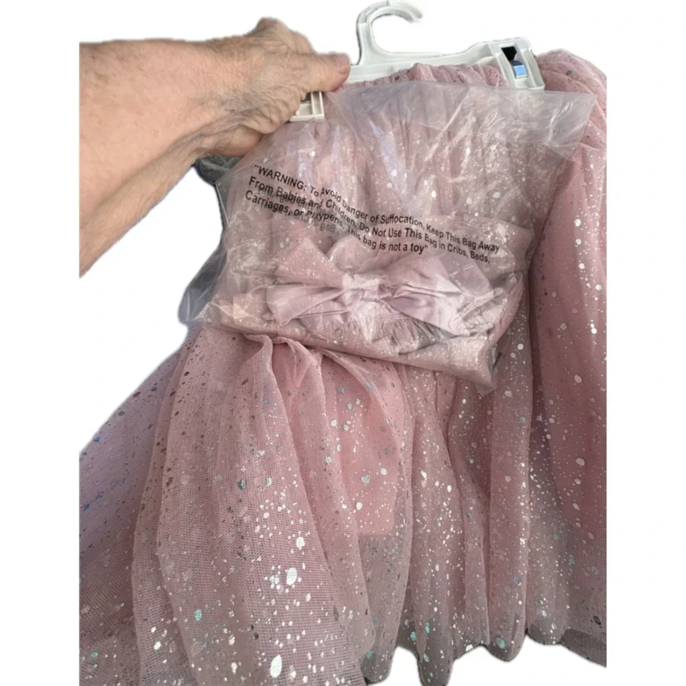 Hyde and EEK Boutique Kids Deluxe Princess Costume Tutu Crown Cape Pink One Size